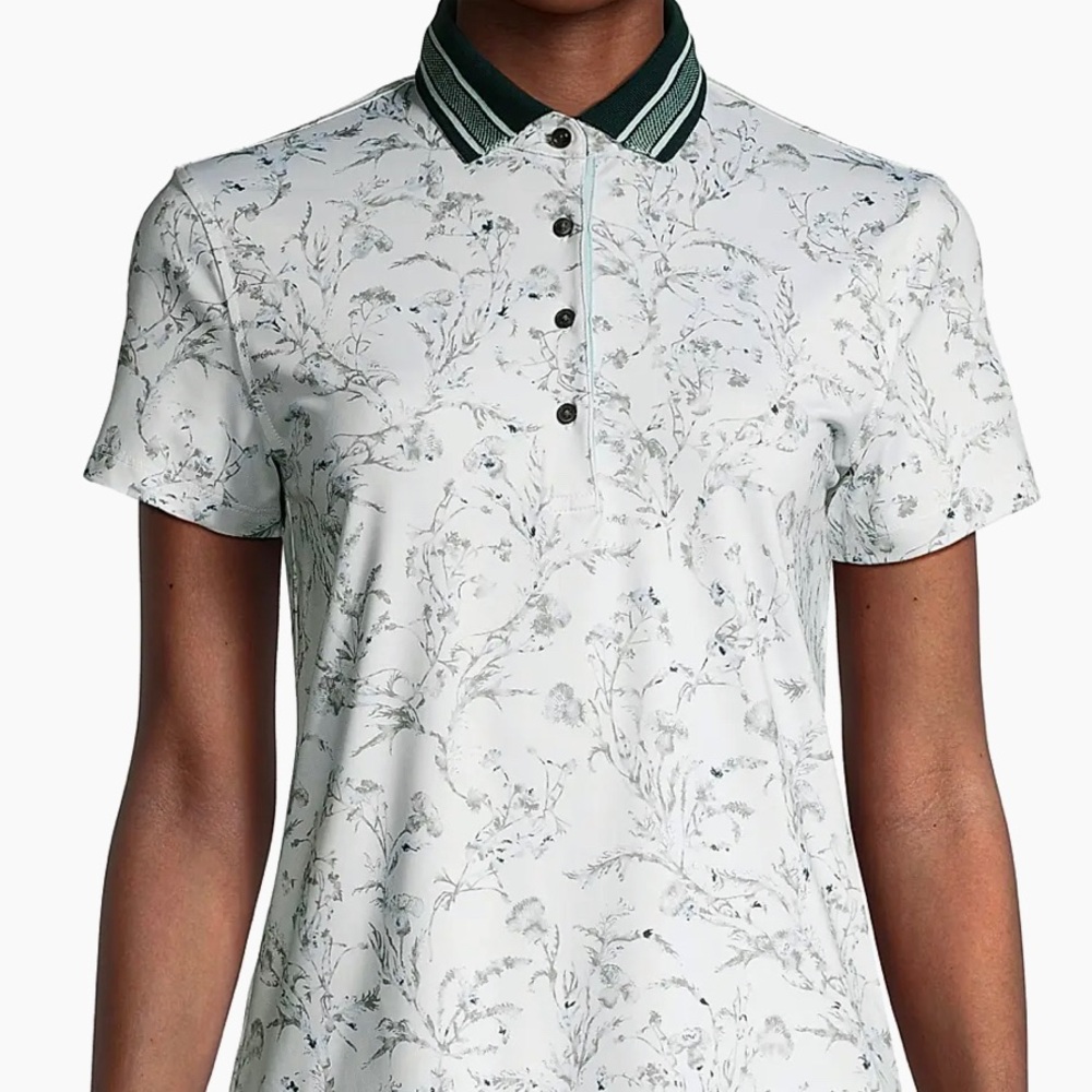 Greyson water thistle polo